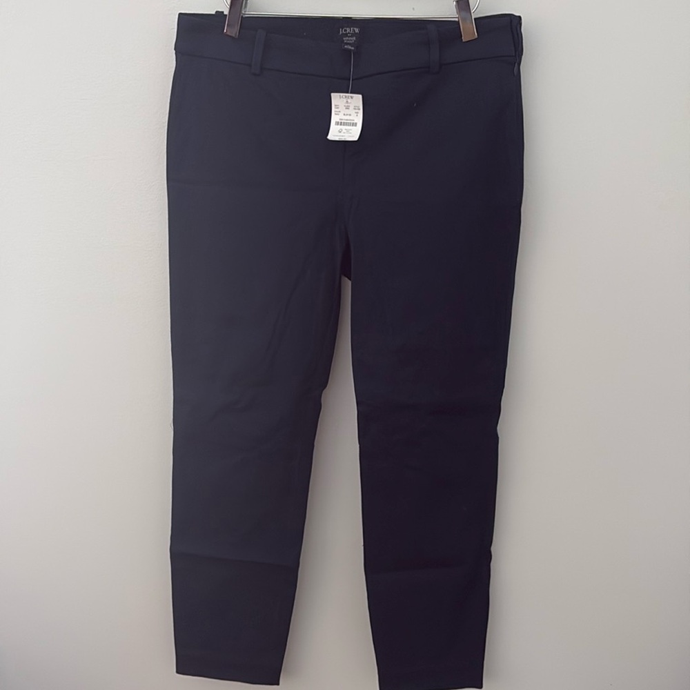 NWT J Crew women’s navy blue Winnie Pant size 8.